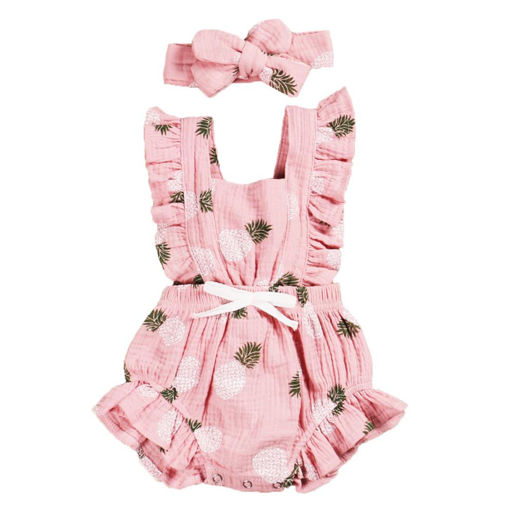 CUTE 1 Piece Girls Romper For Newborns and Infant 6m to 24m