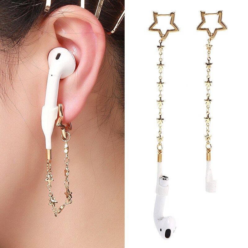 Fashion Anti-Loss Ear Clip Set Bluetooth Earphone Holders Accessories Unisex earrings for Air pods 1 2 3 For Airpods Pro Earrings Options