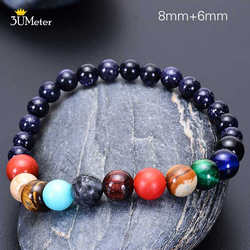 Men and Women Tiger Eye Beads and Natural Stone Bracelet