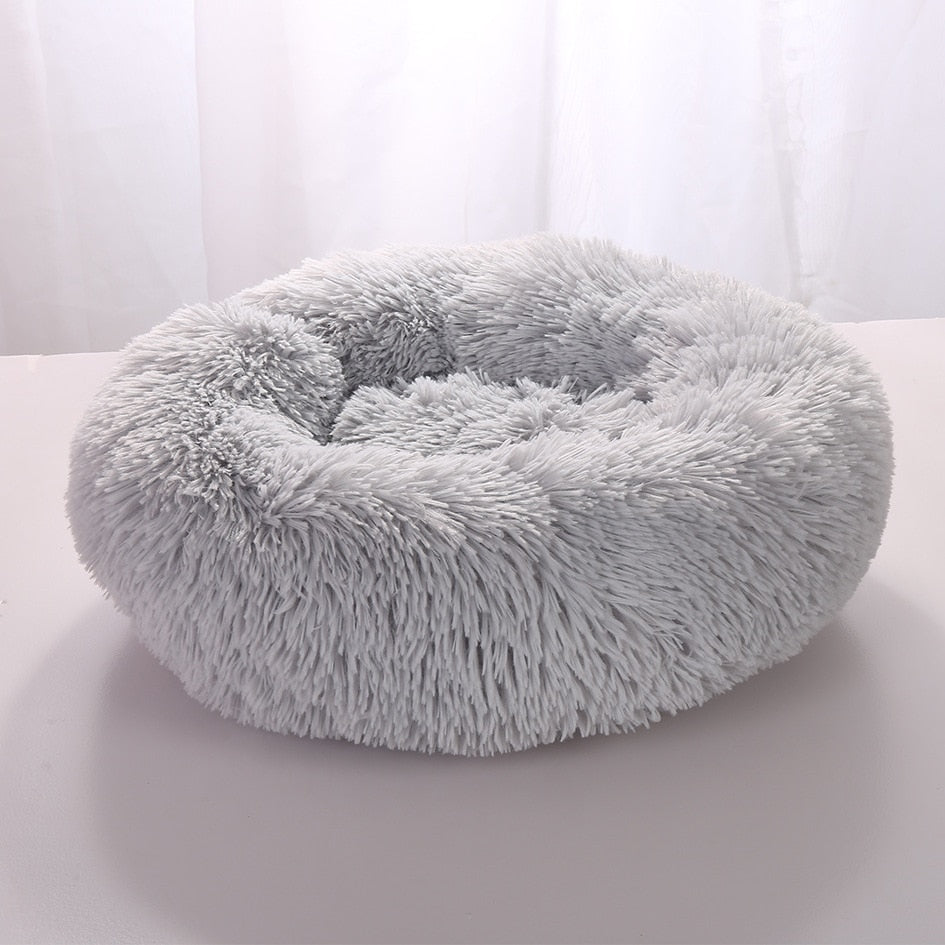 Super Soft Dog Bed Plush Cat Mat Dog Beds Bed House Round Cushion Pet Product Accessories